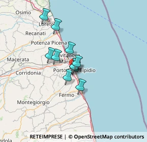 Mappa 63821 Porto Sant'Elpidio FM, Italia (8.51818)