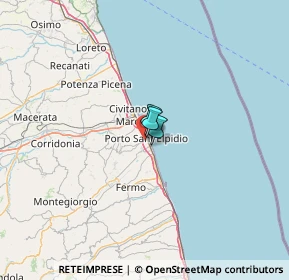 Mappa 63821 Porto Sant'Elpidio FM, Italia (72.704)