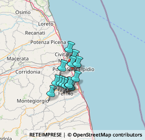 Mappa 63821 Porto Sant'Elpidio FM, Italia (8.71467)