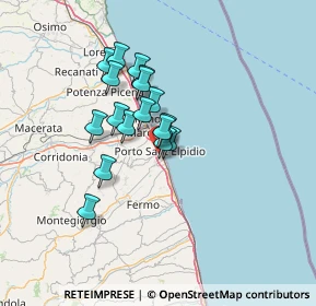 Mappa 63821 Porto Sant'Elpidio FM, Italia (10.23647)