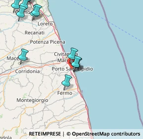 Mappa 63821 Porto Sant'Elpidio FM, Italia (20.65)