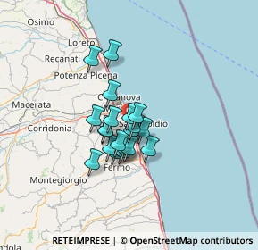 Mappa 63821 Porto Sant'Elpidio FM, Italia (8.807)