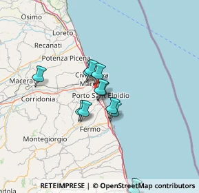Mappa 63821 Porto Sant'Elpidio FM, Italia (14.42)