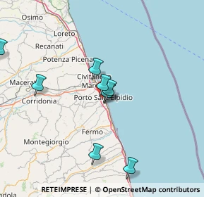 Mappa 63821 Porto Sant'Elpidio FM, Italia (19.73833)