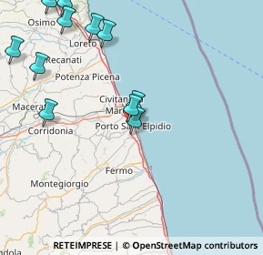 Mappa 63821 Porto Sant'Elpidio FM, Italia (20.41)