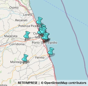 Mappa 63821 Porto Sant'Elpidio FM, Italia (7.51)