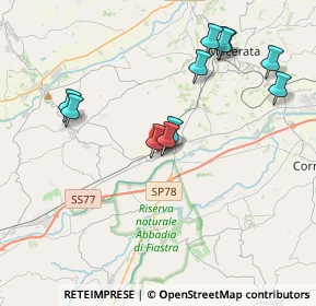 Mappa Via Europa, 62010 Casette Verdini MC, Italia (4.04273)