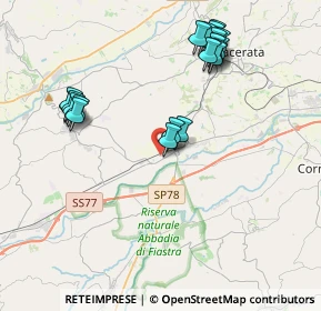 Mappa Via Europa, 62010 Casette Verdini MC, Italia (4.3395)