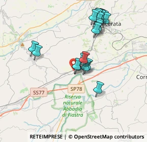 Mappa Via Europa, 62010 Casette Verdini MC, Italia (3.818)