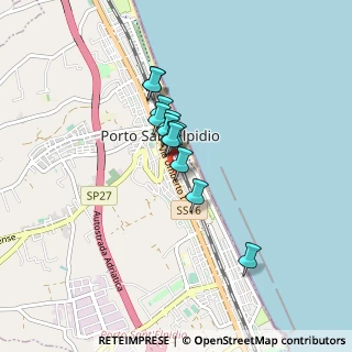 Mappa Via Silvio Pellico, 63821 Porto Sant'Elpidio FM, Italia (0.5825)