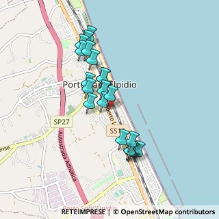 Mappa Via Silvio Pellico, 63821 Porto Sant'Elpidio FM, Italia (0.82)