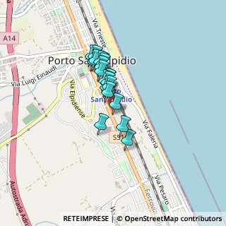 Mappa Via Silvio Pellico, 63821 Porto Sant'Elpidio FM, Italia (0.3075)
