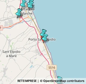 Mappa Via Silvio Pellico, 63821 Porto Sant'Elpidio FM, Italia (5.34818)