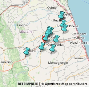 Mappa Sforzacosta - Via Liviabella, 62100 Sforzacosta MC, Italia (11.21154)