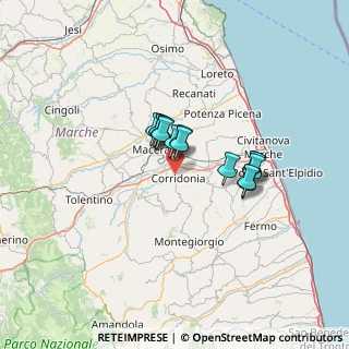 Mappa , 62014 Corridonia MC, Italia (9.05)