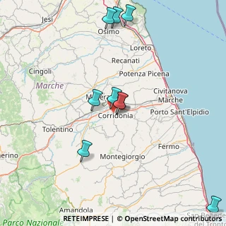 Mappa , 62014 Corridonia MC, Italia (30.76455)