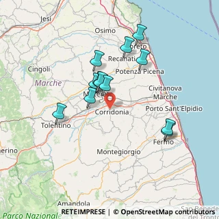 Mappa , 62014 Corridonia MC, Italia (13.40083)