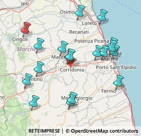 Mappa , 62014 Corridonia MC, Italia (17.175)