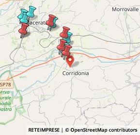 Mappa , 62014 Corridonia MC, Italia (4.54917)