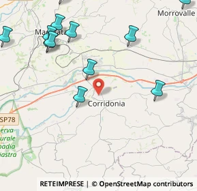 Mappa , 62014 Corridonia MC, Italia (5.58917)