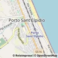 Kartta Porto Sant'Elpidio