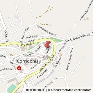 Mappa Via Cavour, 39, 62014 Corridonia, Macerata (Marche)