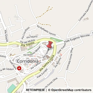 Mappa Via Cavour,  29, 62014 Corridonia, Macerata (Marche)