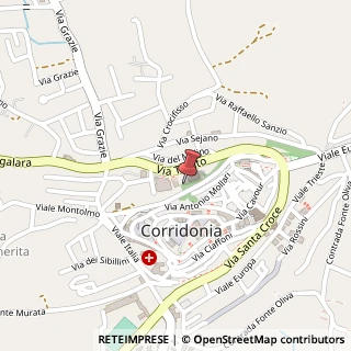 Mappa Viale Trento, 15, 62014 Corridonia, Macerata (Marche)
