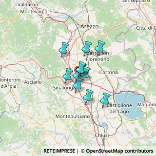 Mappa Via Variante S. Domenico, 52045 Foiano della Chiana AR, Italia (7.79545)