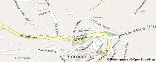 Mappa Corridonia