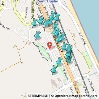 Mappa Via Ludovico Ariosto, 63821 Porto Sant'Elpidio FM, Italia (0.221)