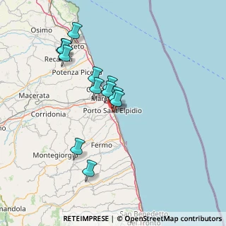 Mappa Via Ludovico Ariosto, 63821 Porto Sant'Elpidio FM, Italia (13.73917)