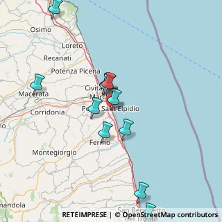 Mappa Via Ludovico Ariosto, 63821 Porto Sant'Elpidio FM, Italia (19.73462)