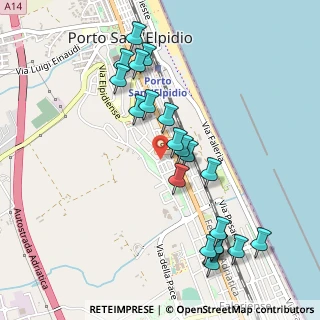 Mappa Via Ludovico Ariosto, 63821 Porto Sant'Elpidio FM, Italia (0.54)