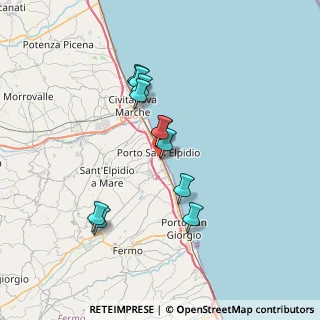 Mappa Via Ludovico Ariosto, 63821 Porto Sant'Elpidio FM, Italia (6.14273)