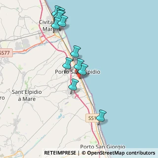Mappa Via Ludovico Ariosto, 63821 Porto Sant'Elpidio FM, Italia (4.42385)