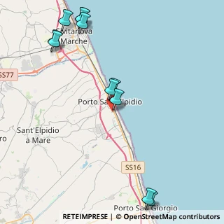 Mappa Via Ludovico Ariosto, 63821 Porto Sant'Elpidio FM, Italia (5.48545)