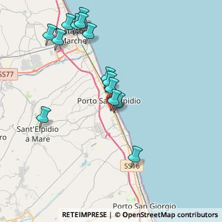 Mappa Via Ludovico Ariosto, 63821 Porto Sant'Elpidio FM, Italia (4.46929)