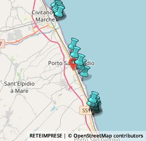Mappa Via Ludovico Ariosto, 63821 Porto Sant'Elpidio FM, Italia (4.4635)