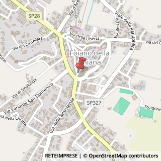 Mappa Via Ricasoli, 10, 52045 Foiano della Chiana, Arezzo (Toscana)