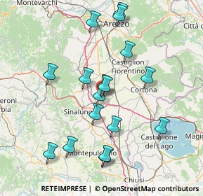 Mappa Via delle Fonti, 52045 Foiano della Chiana AR, Italia (15.38471)