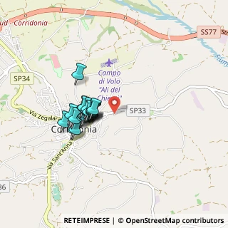 Mappa Viale Niccolai, 62014 Corridonia MC, Italia (0.704)