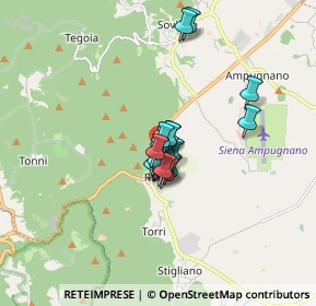 Mappa Via Ettore Bastianini, 53031 Casole D'elsa SI, Italia (0.9705)