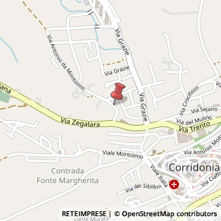Mappa Via Antonio da Montolmo, 4, 62014 Corridonia, Macerata (Marche)