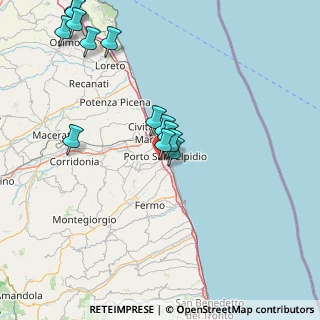 Mappa Via Monti della Laga, 63821 Porto Sant'Elpidio FM, Italia (17.42462)