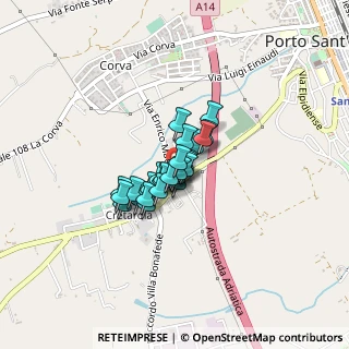 Mappa Via Monti della Laga, 63821 Porto Sant'Elpidio FM, Italia (0.21852)