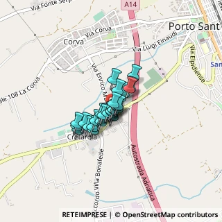 Mappa Via Monti della Laga, 63821 Porto Sant'Elpidio FM, Italia (0.21926)