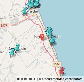 Mappa Via Monti della Laga, 63821 Porto Sant'Elpidio FM, Italia (5.2685)