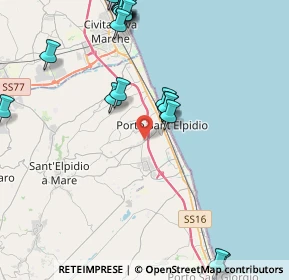 Mappa Via Monti della Laga, 63821 Porto Sant'Elpidio FM, Italia (5.407)