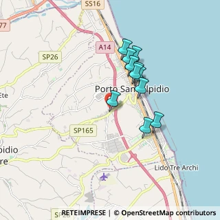 Mappa Via Monti della Laga, 63821 Porto Sant'Elpidio FM, Italia (1.49091)